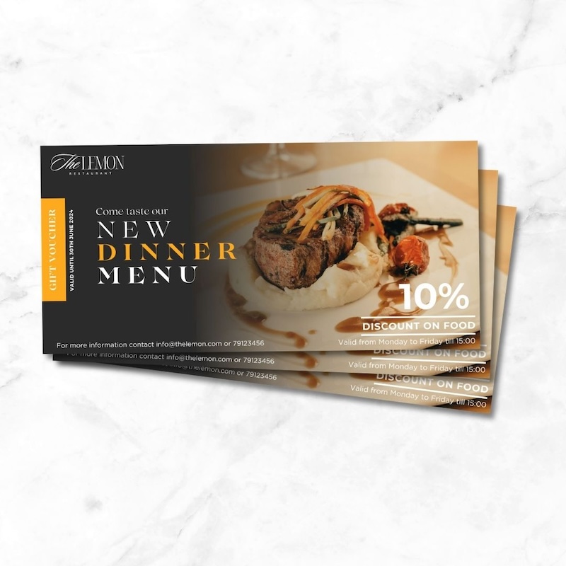 DL Flyer Double Sided - Silk 100gsm Paper